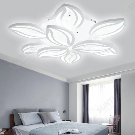 AC110-220V 10800LM 990LED Ceiling Lamp White Light Remote Control Bedroom Parlor