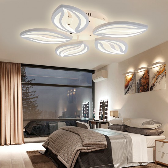 AC110-220V 6000LM 550LED Ceiling Light Fixture Lamp Remote Control Bedroom Study Parlor