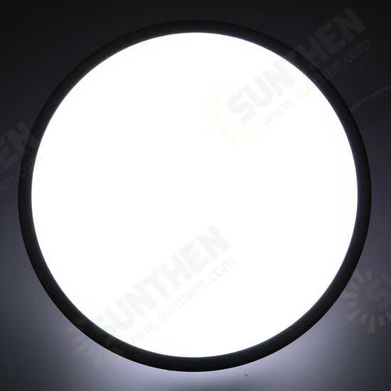 AC110-240V 12W LED Recessed Ceiling Light Modern Round Mount Lamp for Bedroom Study Living Room