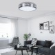 AC110-240V 12W LED Recessed Ceiling Light Modern Round Mount Lamp for Bedroom Study Living Room