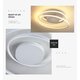 AC110V-220V 46x8CM Bedroom Lamp Simple Modern Living Room Dining Room Light Personality Creative Nordic Style Master Bedroom LED ceiling Light