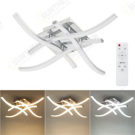 AC165-265V Moden LED 3/4 Light Ceiling Lamp Remote Control Kitchen Bedoom AC165-265V Moden LED 3/4 Light Ceiling Lamp Remote Control Kitchen Bedoom