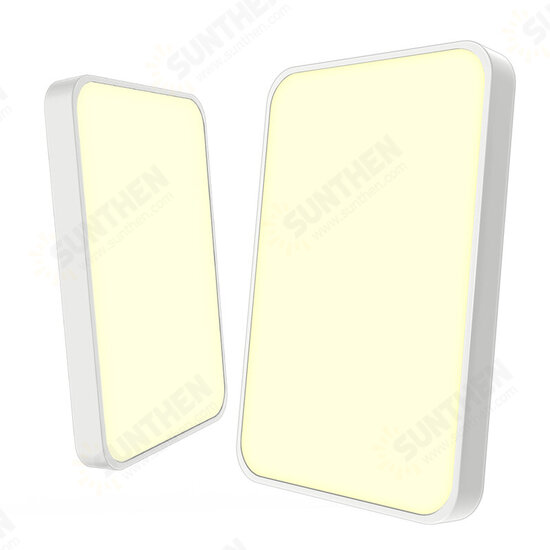 AC185-265V 48W Stepless Dimming Color Temperature Adjustable Remote Control Ultra-thin Ceiling Light