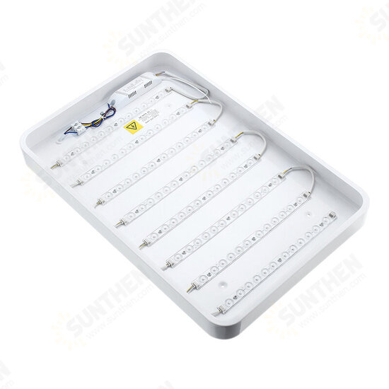AC185-265V 48W Stepless Dimming Color Temperature Adjustable Remote Control Ultra-thin Ceiling Light