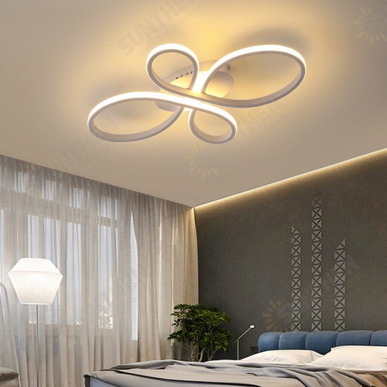 AC220V-240V 60CM Nordic Style Living Room Ceiling Light Creative Fashion Dining Room Lamp Simple Modern Aluminum LED Bedroom Light