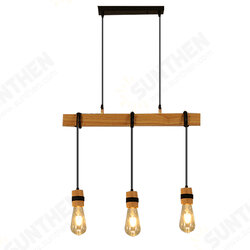 AC85-265V Industrial Wooden E27 Pendant Light Ceiling Lamp Chandeliers Lighting Fixtures Without Bulb AC85-265V Industrial Wooden E27 Pendant Light Ceiling Lamp Chandeliers Lighting Fixtures Without Bulb