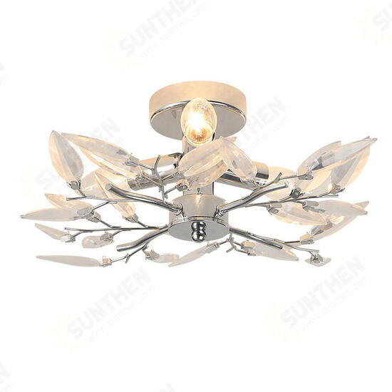 Acrylic Leaf Arms Ceiling Light LED Living Bedroom Room Lamp Fitting Lighting