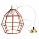 B22 Vintage Industrial Style Metal Cage Wire Frame Ceiling Pendant Light Lamp Shades 110-240V