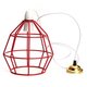 B22 Vintage Industrial Style Metal Cage Wire Frame Ceiling Pendant Light Lamp Shades 110-240V