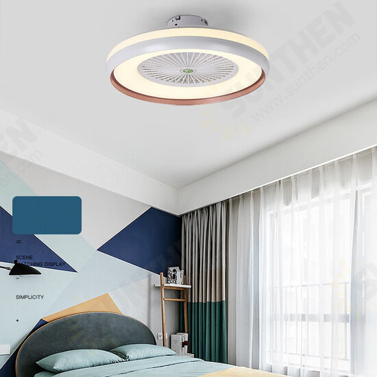 Ceiling Fan with Lighting 3 Color Temperature Adjustable Wind Speed Remote Control Without Battery Modern LED Light for Bedroom Living Dining Room Ceiling Fan with Lighting 3 Color Temperature Adjustable Wind Speed Remote Control Without Battery Modern LED Light for Bedroom Living Dining Room