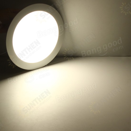 Dimmable Ultra Thin 18W LED Ceiling Round Panel Down Light Lamp