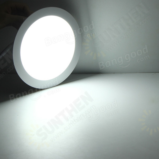 Dimmable Ultra Thin 18W LED Ceiling Round Panel Down Light Lamp