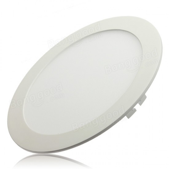 Dimmable Ultra Thin 18W LED Ceiling Round Panel Down Light Lamp