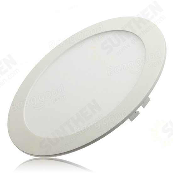 Dimmable Ultra Thin 18W LED Ceiling Round Panel Down Light Lamp