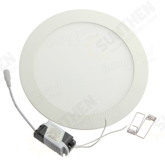 Dimmable Ultra Thin 18W LED Ceiling Round Panel Down Light Lamp