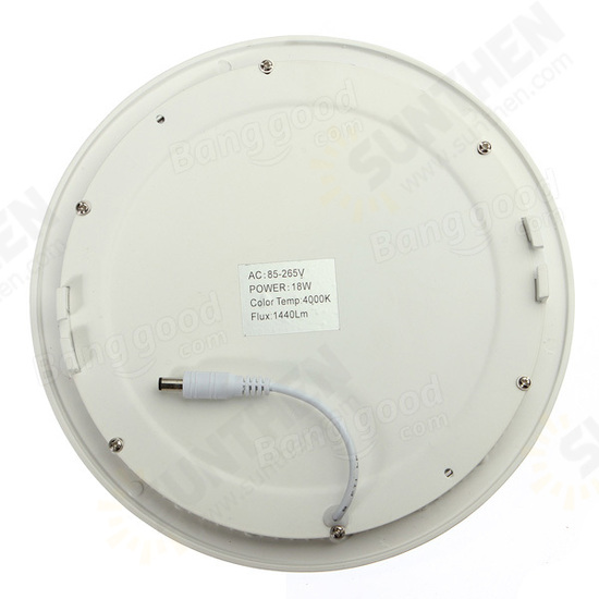 Dimmable Ultra Thin 18W LED Ceiling Round Panel Down Light Lamp Dimmable Ultra Thin 18W LED Ceiling Round Panel Down Light Lamp