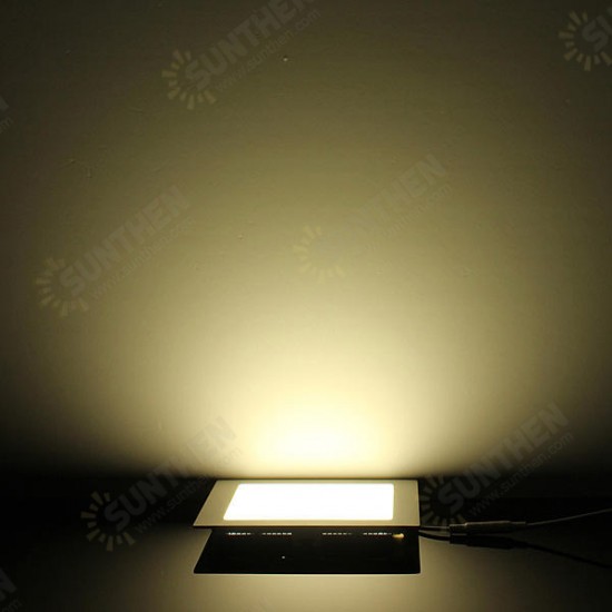 Dimmable Ultra Thin 9W LED Ceiling Square Panel Down Light Lamp