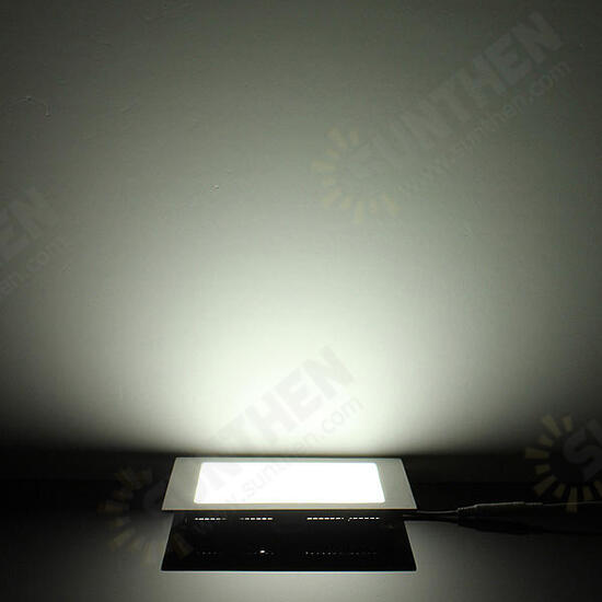 Dimmable Ultra Thin 9W LED Ceiling Square Panel Down Light Lamp