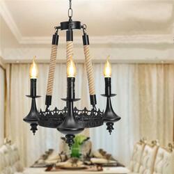 E14 3 Heads Iron Chandelier Living Room Dining Room Ceiling Light Pendant Light AC110-220V E14 3 Heads Iron Chandelier Living Room Dining Room Ceiling Light Pendant Light AC110-220V