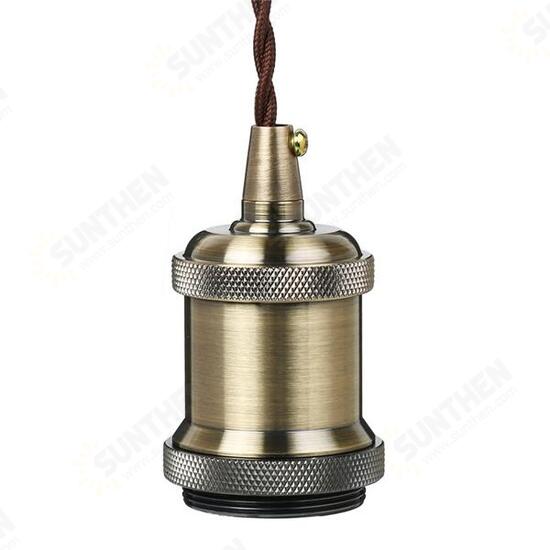 E26/E27 Edison Chandelier Twine Rope Vintage Pendant Light Ceiling Lamp Fixture Holder AC110V-240V