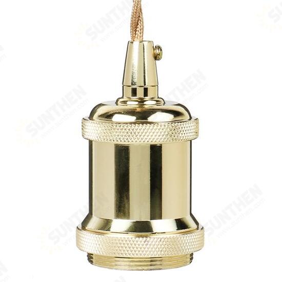 E26/E27 Edison Chandelier Twine Rope Vintage Pendant Light Ceiling Lamp Fixture Holder AC110V-240V