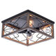 E26/E27 Flush Retro Mount Ceiling Light Vintage Industrial Lamp Living Room Kitchen 110-240V