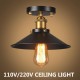 E26/E27 Industrial Ceiling Light Pendant Fixture Lamp Home Living Room Decor