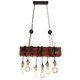 E26x6 Light Wooden Chandelier Industry Restaurant Pendant Lamp Art Ceiling Decor AC110-240V E26x6 Light Wooden Chandelier Industry Restaurant Pendant Lamp Art Ceiling Decor AC110-240V