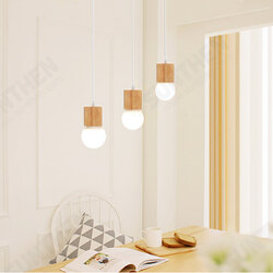 E27 1-5 Light Wood Pendant Ceiling Lamp Chandelier Bar Home Fixture Decoration E27 1-5 Light Wood Pendant Ceiling Lamp Chandelier Bar Home Fixture Decoration