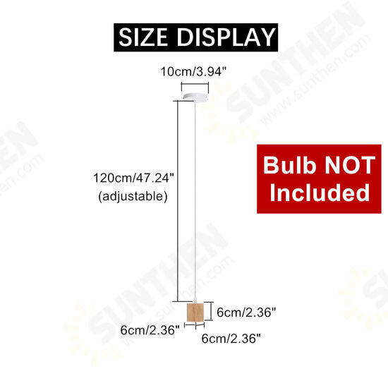 E27 1-5 Light Wood Pendant Ceiling Lamp Chandelier Bar Home Fixture Decoration E27 1-5 Light Wood Pendant Ceiling Lamp Chandelier Bar Home Fixture Decoration
