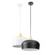 E27 30CM Simple Modern LED Ceiling Light Wood Metal Pendant Lamp Black/White AC110-256V
