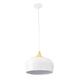 E27 30CM Simple Modern LED Ceiling Light Wood Metal Pendant Lamp Black/White AC110-256V