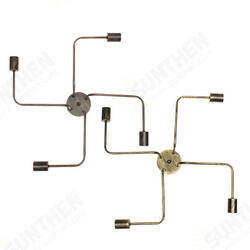 E27 4Heads Vintage Industrial Chandelier Pendant Light Metal Flush Mount Ceiling Lamp AC110-240V E27 4Heads Vintage Industrial Chandelier Pendant Light Metal Flush Mount Ceiling Lamp AC110-240V