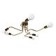 E27 6Heads Vintage Industrial Chandelier Pendant Light Metal Flush Mount Ceiling Lamp AC110-240V E27 6Heads Vintage Industrial Chandelier Pendant Light Metal Flush Mount Ceiling Lamp AC110-240V