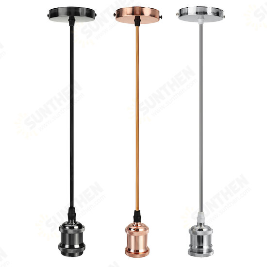 E27 Ceiling Light Bulb Adapter Fitting Retro Vintage Industrial Pendant Lamp Holder AC220V E27 Ceiling Light Bulb Adapter Fitting Retro Vintage Industrial Pendant Lamp Holder AC220V