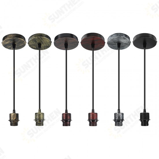 E27 Ceiling Pendant Lamp Holder Socket Base Light Hanging Fitting Lighting Decor AC110-220V