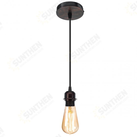 E27 Ceiling Pendant Lamp Holder Socket Base Light Hanging Fitting Lighting Decor AC110-220V