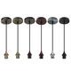 E27 Flex Fabric Romantic Pendant Light Holder Fitting Lighting Chandeliers Decoration AC110-220V E27 Flex Fabric Romantic Pendant Light Holder Fitting Lighting Chandeliers Decoration AC110-220V