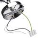 E27 Glass Mirror Ball Ceiling Pendant Light Modern Chandelier Lamp 110V-240V