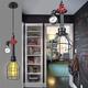 E27 Industrial Vintage Iron Cage Ceiling Light Hang Wire Chandelier Pendant Lamp AC85-220V E27 Industrial Vintage Iron Cage Ceiling Light Hang Wire Chandelier Pendant Lamp AC85-220V