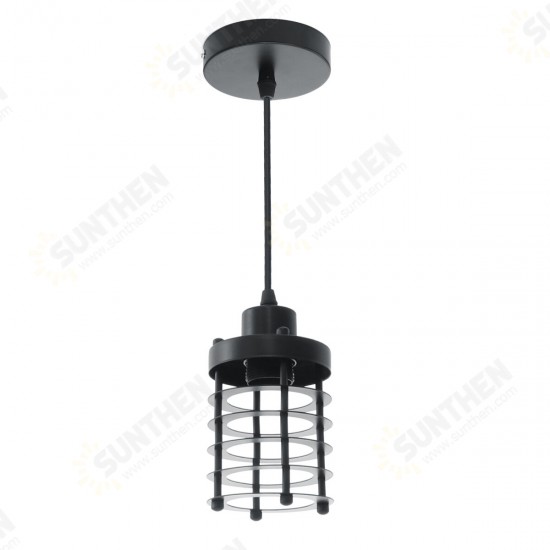 E27 Modern Iron Pendant Light Ceiling Lamp Chandelier Bedroom Home Fixture Decor Without Bulb