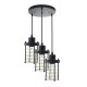 E27 Modern Iron Pendant Light Ceiling Lamp Chandelier Bedroom Home Fixture Decor Without Bulb