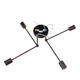 E27 Modern Pendant Lamp Ceiling Light Chandelier Vintage 4 Heads Sockets Holder E27 Modern Pendant Lamp Ceiling Light Chandelier Vintage 4 Heads Sockets Holder
