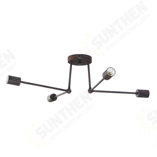E27 Modern Pendant Lamp Ceiling Light Chandelier Vintage 4 Heads Sockets Holder E27 Modern Pendant Lamp Ceiling Light Chandelier Vintage 4 Heads Sockets Holder