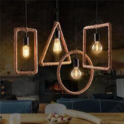 E27 Retro Vintage Industrial Pendant Ceiling Light Creative Hemp Rope Chandelier Lamp AC110-220V E27 Retro Vintage Industrial Pendant Ceiling Light Creative Hemp Rope Chandelier Lamp AC110-220V