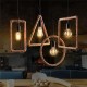 E27 Retro Vintage Industrial Pendant Ceiling Light Creative Hemp Rope Chandelier Lamp AC110-220V E27 Retro Vintage Industrial Pendant Ceiling Light Creative Hemp Rope Chandelier Lamp AC110-220V