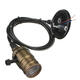 E27 Screw Bulbs Edison Retro Pendant Light Holder With Switch 110-220V E27 Screw Bulbs Edison Retro Pendant Light Holder With Switch 110-220V