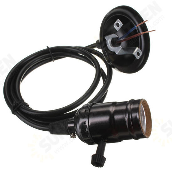 E27 Screw Bulbs Edison Retro Pendant Light Holder With Switch 110-220V E27 Screw Bulbs Edison Retro Pendant Light Holder With Switch 110-220V