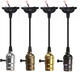 E27 Screw Bulbs Edison Retro Pendant Light Holder With Switch 110-220V E27 Screw Bulbs Edison Retro Pendant Light Holder With Switch 110-220V