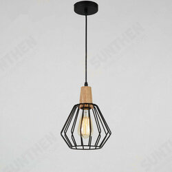 E27 Wood Pendant Light Modern Ceiling Lights Bar Lamp Black Pendant Lighting Without Bulb E27 Wood Pendant Light Modern Ceiling Lights Bar Lamp Black Pendant Lighting Without Bulb